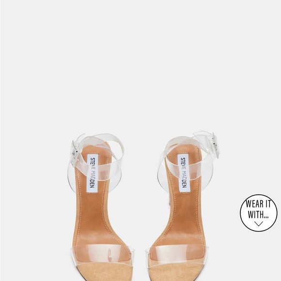 Steve Madden Clearer Lucite Sandal - Picture 3 of 3